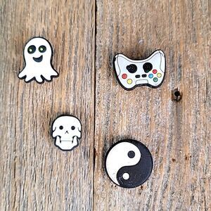 Croc shoe charms Halloween and two others